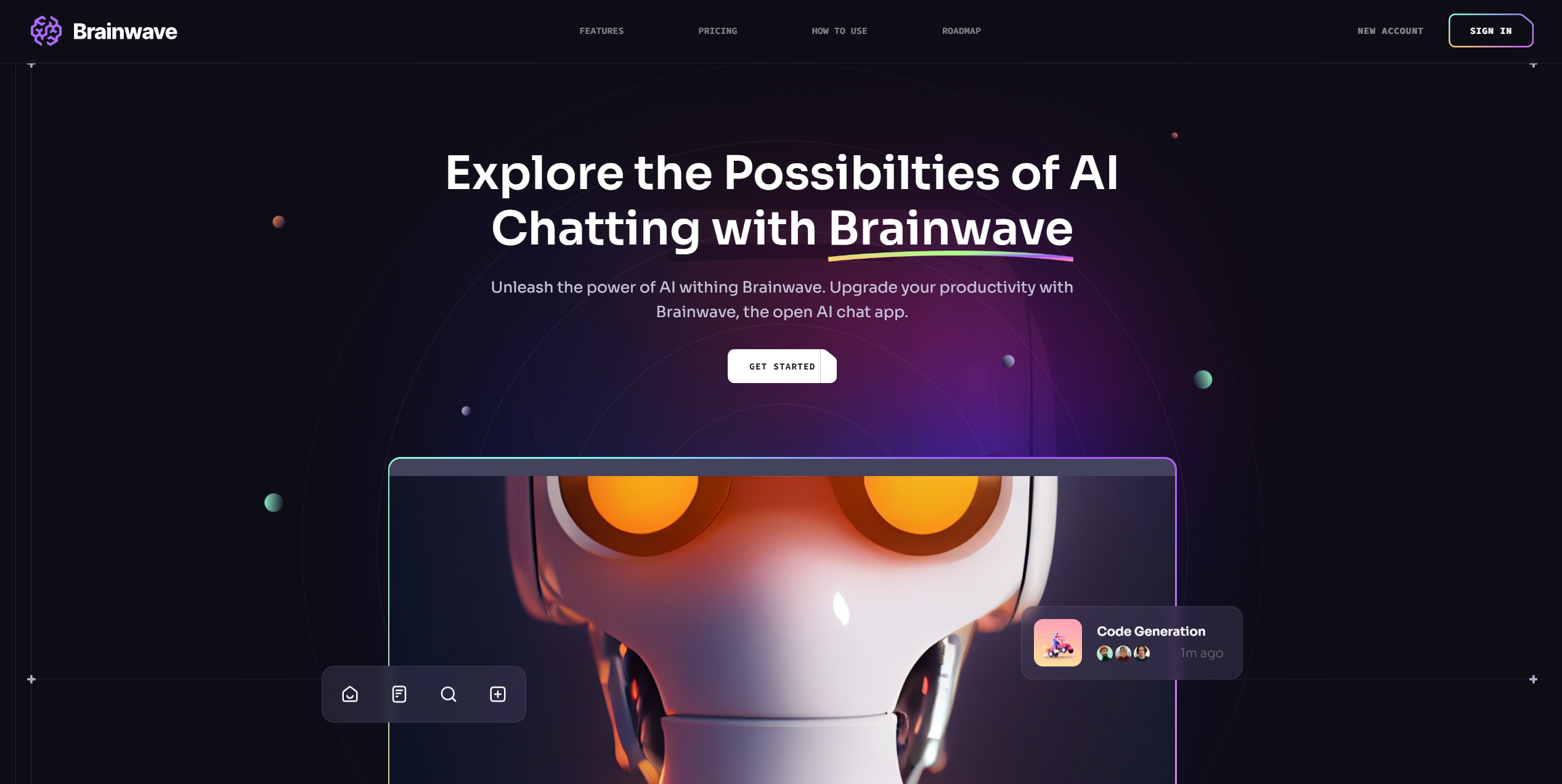 Brainwave Lander Page